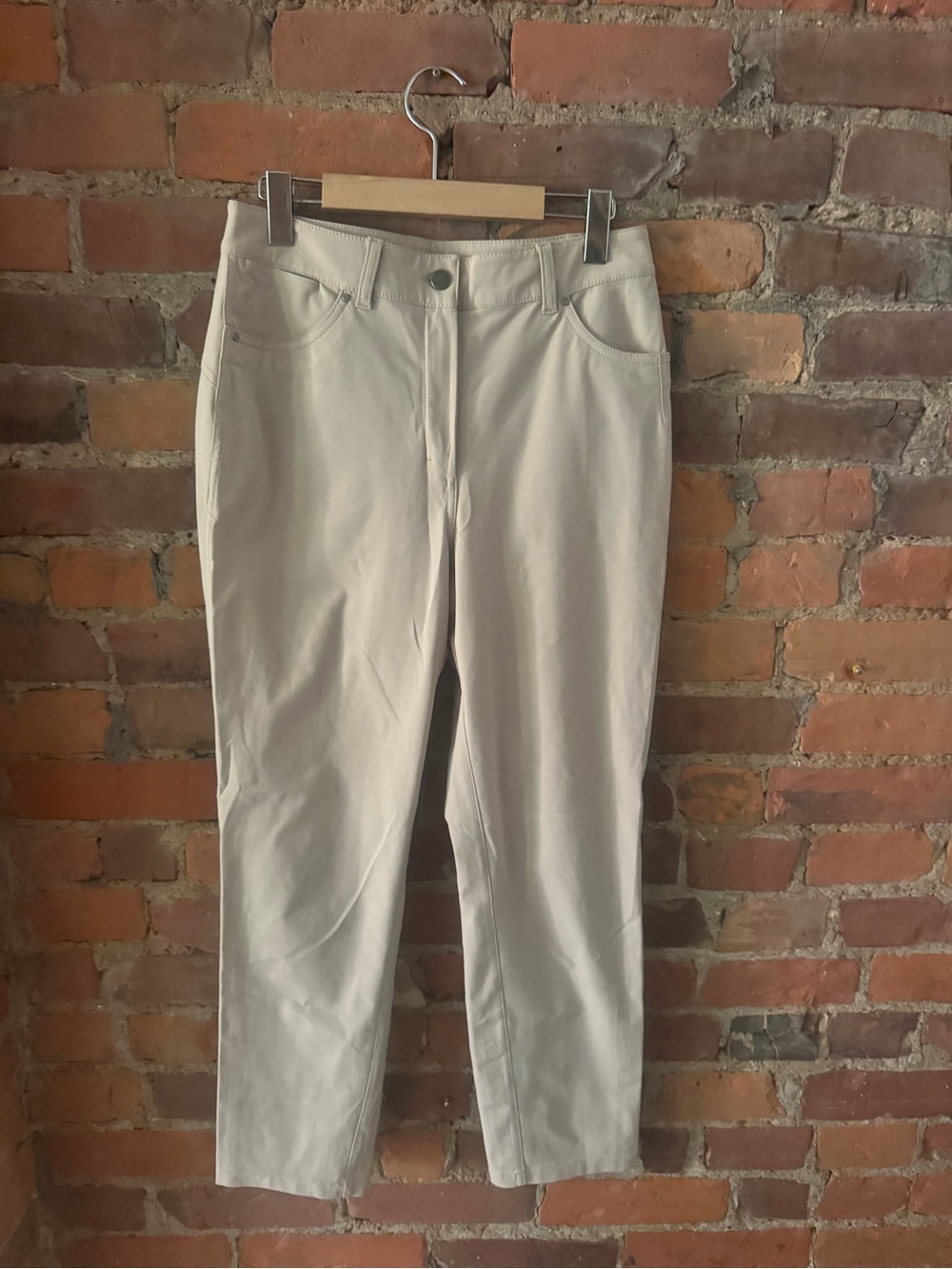 Lululemon Women’s Slim Chinos in Light Beige